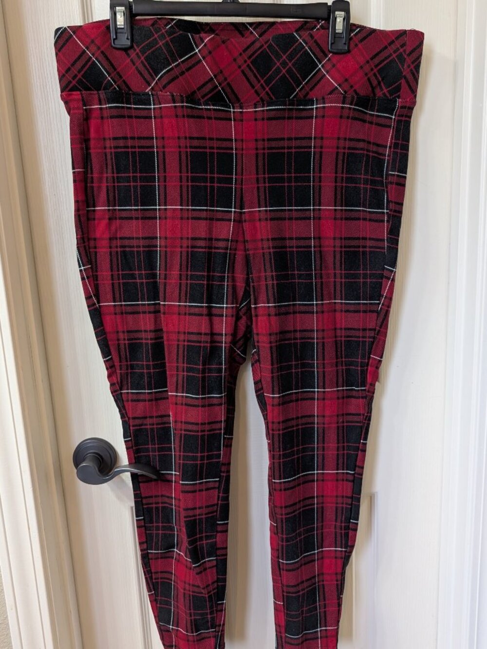 Torrid Pixie Red Plaid Jegging Pants Size 2R